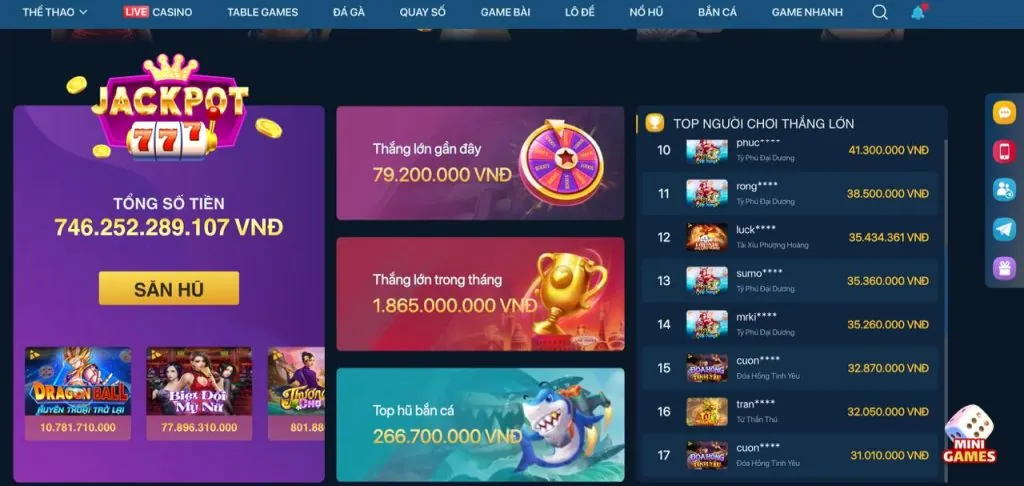 Lợi ích khi chơi slot tại Cwin Casino